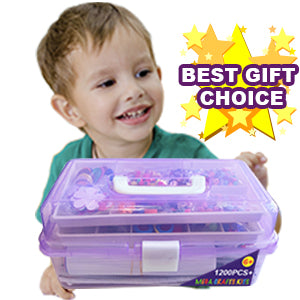 1200pcs + mega diy craft case ,Mega Kids Crafts and Art Supplies case Kit