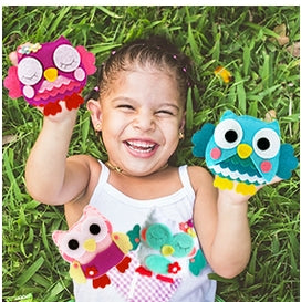 The  woodland animals craft kit forest diy sewing felt plush animals for kids