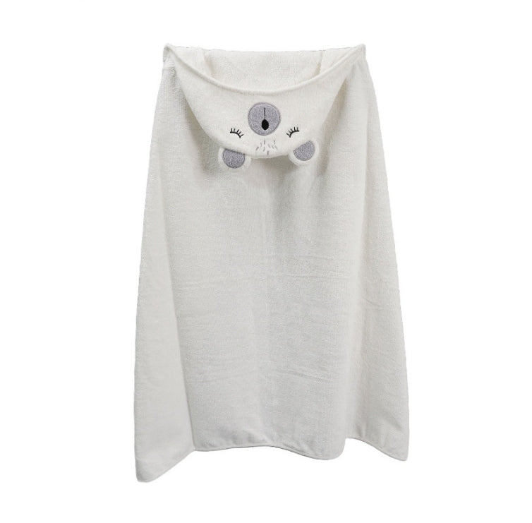 Baby Hooded Bath Towel - Soft & Absorbent Cotton Animal-Themed Bath Towels for Newborns & Kids - 4 Adorable Designs (Shark, Cat, Bear, Zebra) - 76x90cm