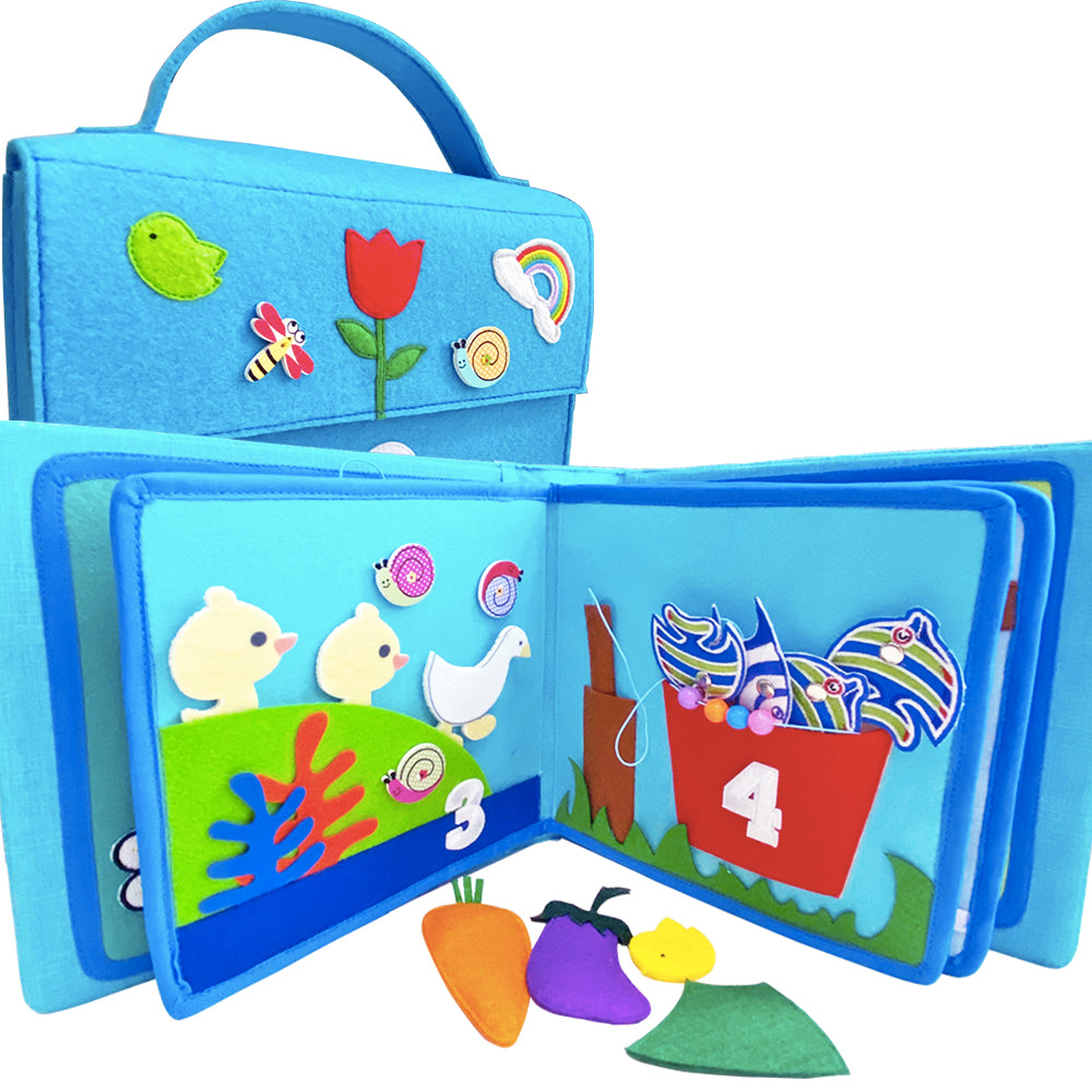 educational toys my first number book quiet book for baby toddlers