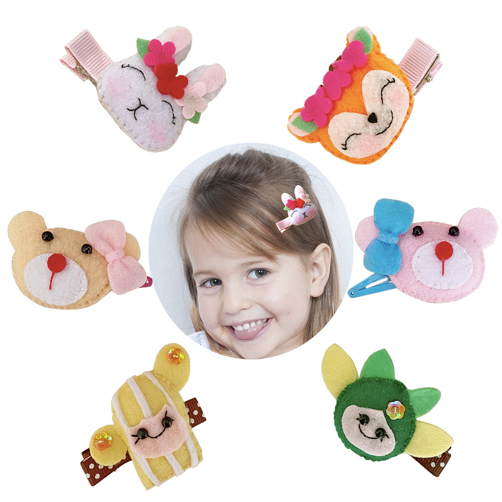 handmade Baby Girl's Hair Clips Cute Hair snap Baby Hair Accessories Hairpins Set For Baby Girls Teens Toddlers,Barrettes For Baby Girls,6 pieces /pack