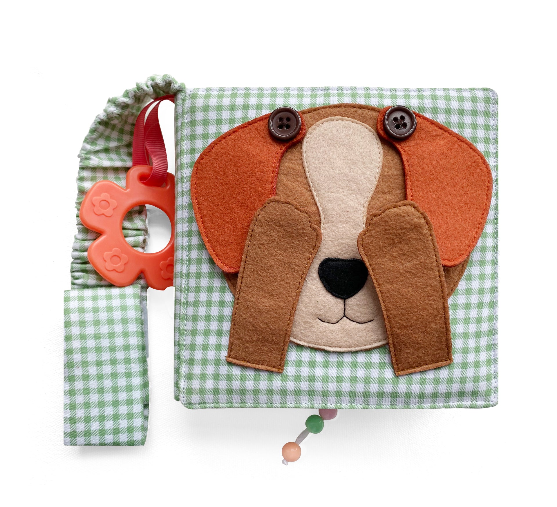 fabric book - Doggy Activity Busy Book Montessori Toys, Sensory Books Educational Learning Toys for Kids Fine Motor Skills and Learn Basic Skill