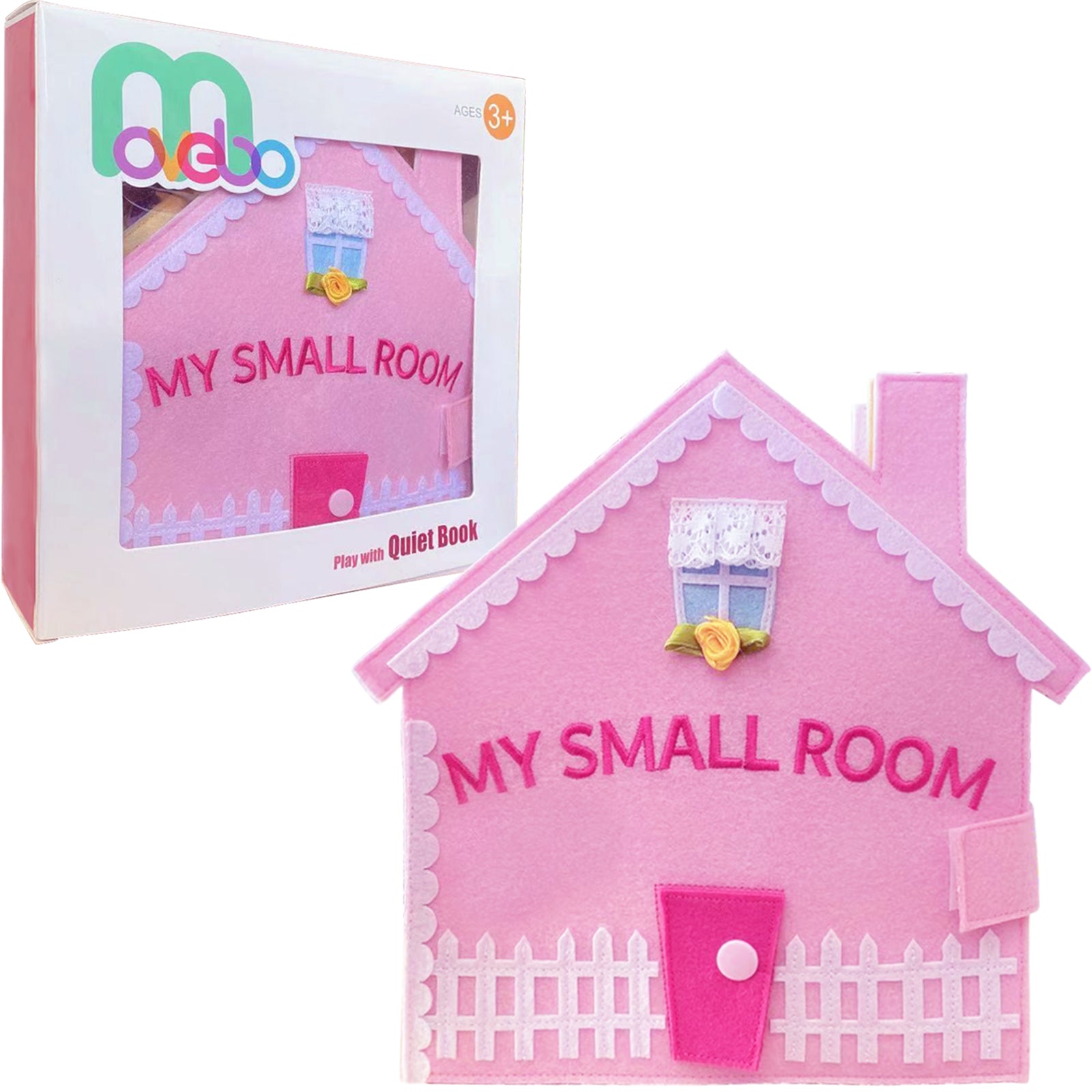 House book- my small room montessori quiet book for toddles